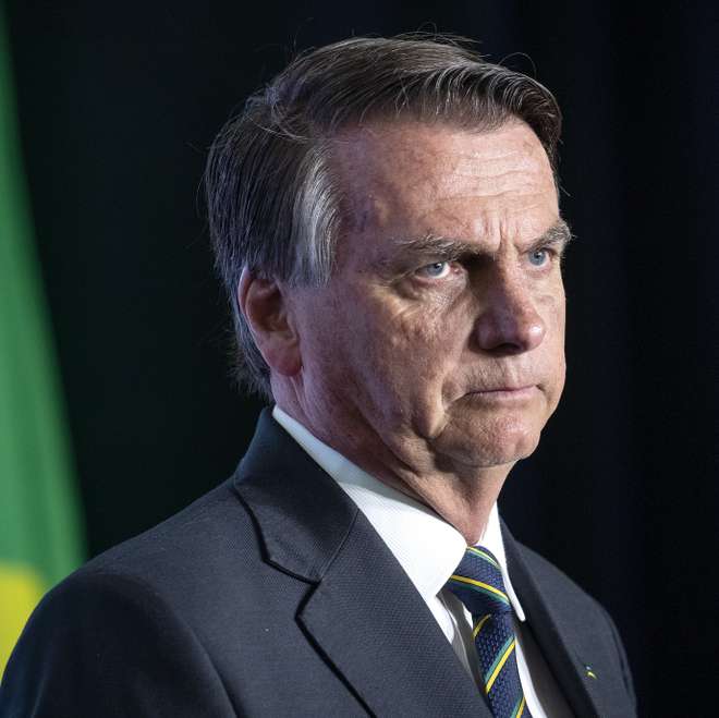 epa10446309 Former Brazil President Jair Bolsonaro attends the 'Power of the People' event at the Trump National Doral Miami, in Miami, Florida, USA, 03 February 2023. The event was hosted by Turning Point USA, a non-profit organization founded in 2012. According to the event organizers, it was Bolsonaro's first public event following the recent Brazilian elections.  EPA/CRISTOBAL HERRERA-ULASHKEVICH