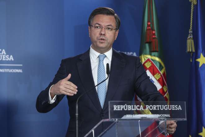 O ministro Adjunto e da Reforma do Estado, Gonçalo Matias, intervém na apresentação da nova Agência para a Investigação e Inovação (AI2), esta tarde no Campus XXI em Lisboa, 4 de novembro de 2025. MIGUEL A. LOPES/LUSA