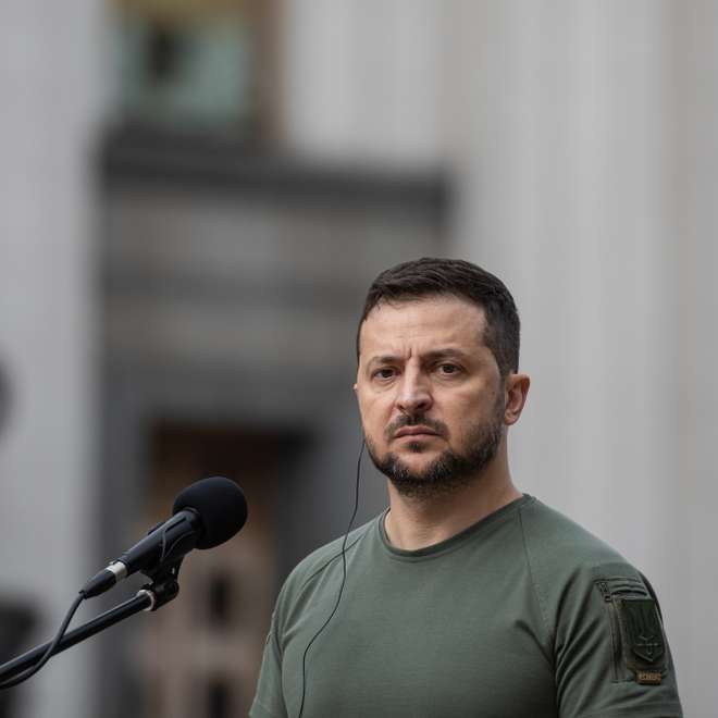 Polish PM And Latvian President Visit Ukrainian President In Kyiv
