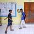 Crianças participam numa iniciativa dos governos português e timorense no Centro de Aprendizagem e Formação Escolar (CAFE) de Baucau, que levou à construção de um destes estabelecimentos de ensino em cada um dos 13 distritos timorenses e na região administrativa especial de Oecusse, mas dizem que só falam português na escola, em Baucau, Timor-Leste, 24 de agosto de 2024. (ACOMPANHA TEXTO DA LUSA DO DIA 31 DE AGOSTO DE 2024). PAULO NOVAIS/LUSA
