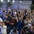 epa13259042 Mehdi Bensaid (C-R, blue scarf), a member of the collective leadership of the Authenticity and Modernity Party (PAM), waits for the Interior Minister's announcement of the preliminary results of the 2026 legislative elections, in Rabat, Morocco, 24 September 2026. The PAM won 97 seats, followed by the National Rally of Independents (RNI) with 66 seats, the Istiqlal Party with 65 seats and the Justice and Development Party (PJD) with 54 seats, according to the preliminary results announced by the Interior Ministry.  EPA/JALAL MORCHIDI