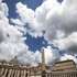 epa10684964 View on Saint Peter&#039;s square, during Angelus prayer that Pope Francis celebrated privately at the Agostino Gemelli University Hospital where he was hospitalized, Vatican City, 11 June 2023. Pope Francis recovers after abdominal surgery on Wednesday 07 June.  EPA/ANGELO CARCONI