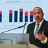 O governador do Banco de Portugal, Álvaro dos Santos Pereira, durante a conferência de imprensa de apresentação do Boletim Económico de dezembro 2025, no Museu do Dinheiro, em Lisboa, 19 de dezembro de 2025. JOÃO RELVAS/LUSA