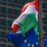 epa13002015 The flag of Hungary flies in front of the Berlaymont building ahead of a meeting between European Commission President Ursula von der Leyen and Hungarian Prime Minister Peter Magyar in Brussels, Belgium, 29 May 2026.  EPA/OLIVIER MATTHYS