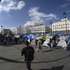 epa13283035 View of tents at a housing protest encampment at Puerta del Sol in Madrid, Spain, 05 October 2026. The eviction of an 87-year-old woman from her rental home after 70 years on 23 September 2026 prompted people across the country to take to the streets to protest the ongoing housing crisis. The government has announced early elections after failing to pass an urgent housing law in the Spanish Parliament’s lower chamber.  EPA/FERNANDO VILLAR