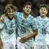O jogador de Portugal, Rodrigo Rego (C), festeja um golo contra Gibraltar durante o jogo da fase de qualificação do Europeu sub-21 Albânia/Sérvia2027 de futebol, disputado no estádio de São Miguel, em Ponta Delgada, Açores, 30 de setembro de 2026. EDUARDO COSTA/LUSA