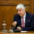 O ex-governador do Banco de Portugal, Mário Centeno, durante a audição na Comissão de Economia e Coesão Territorial, requerida pelo grupo parlamentar do PSD, no âmbito da tutela política da EFACEC, na Assembleia da República, em Lisboa, 3 de dezembro de 2025. DIOGO FARIA REIS/LUSA