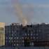 epa10248561 Smoke billows from a damaged building after shelling in downtown Kyiv (Kiev), Ukraine, 17 October 2022, amid the Russian invasion. Several residential buildings were damaged as a result of attacks by 'kamikaze drones' targeting the Ukrainian capital, Kyiv Mayor Vitali Klitschko said on telegram. At least one person has died, he added. Russian troops on 24 February entered Ukrainian territory, starting a conflict that has provoked destruction and a humanitarian crisis.  EPA/VADYM SARAKHAN