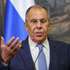 epa13222067 Russian Foreign Minister Sergei Lavrov speaks speaking during a joint press conference with Saudi Arabia's Foreign Minister Faisal bin Farhan Al Saud (not pictured) in Moscow, Russia, 08 September 2026.  EPA/MAXIM SHIPENKOV / POOL