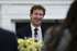 epa12353337 Meta CEO Mark Zuckerberg smiles during a dinner hosted by US President Donald Trump with US tech leaders at the White House, in Washington, DC, USA, 04 September 2025.  EPA/WILL OLIVER / POOL