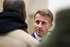 epa13325875 French President Emmanuel Macron (R) meets community members at the town hall in Trappes, near Paris, France, 23 October 2026. The visit follows a drive-by shooting that killed one person and wounded at least four others, including a 12-year-old girl.  EPA/HANNAH MCKAY / POOL MAXPPP OUT