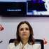 O CEO do Santander Totta, Pedro Castro e Almeida (D), acompanhado pela atual vice-presidente executiva e futura CEO, Isabel Guerreiro (E), em conferência de imprensa para divulgação dos resultados do ano de 2025 da instituição bancária, na sede em Lisboa, 05 de fevereiro de 2025. FILIPE AMORIM/LUSA