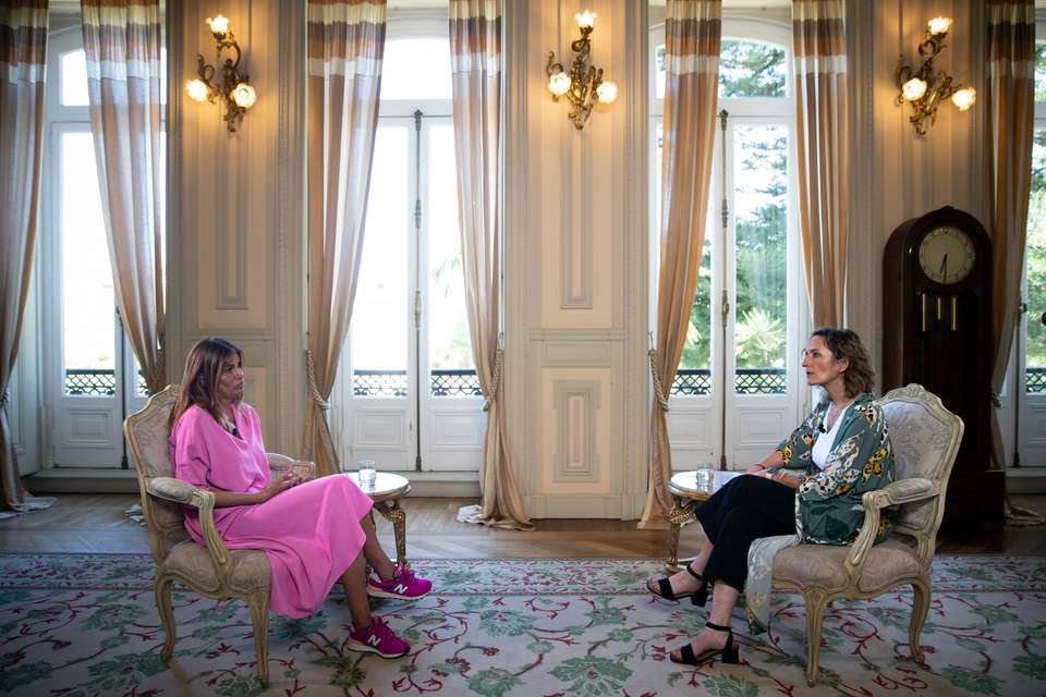 Entrevista com Liliana Campos, apresentadora, a propósito do tema da saúde mental, no hotel Pestana Palace. Lisboa, 26 de Maio de 2022. FILIPE AMORIM/OBSERVADOR