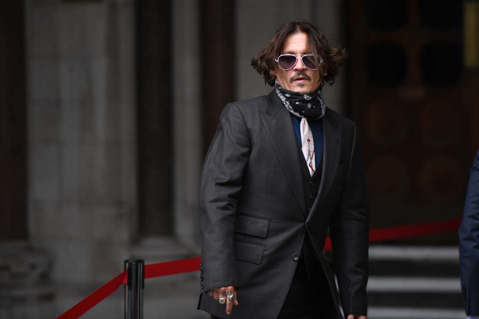 Johnny Depp In Libel Case Against The Sun Newspaper