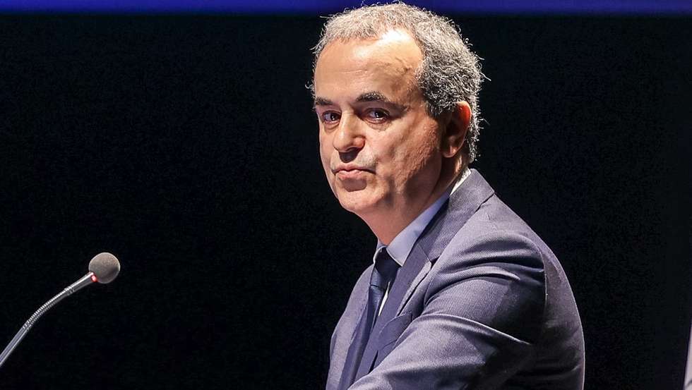 Fernando Araújo, diretor executivo do Serviço Nacional de Saúde (SNS), durante a intervenção na sessão de abertura da SNS Summit – Centros de Responsabilidade Integrados organizada pela Direção Executiva do SNS, no Convento de São Francisco, Coimbra, 31 de maio de 2023. PAULO NOVAIS/LUSA