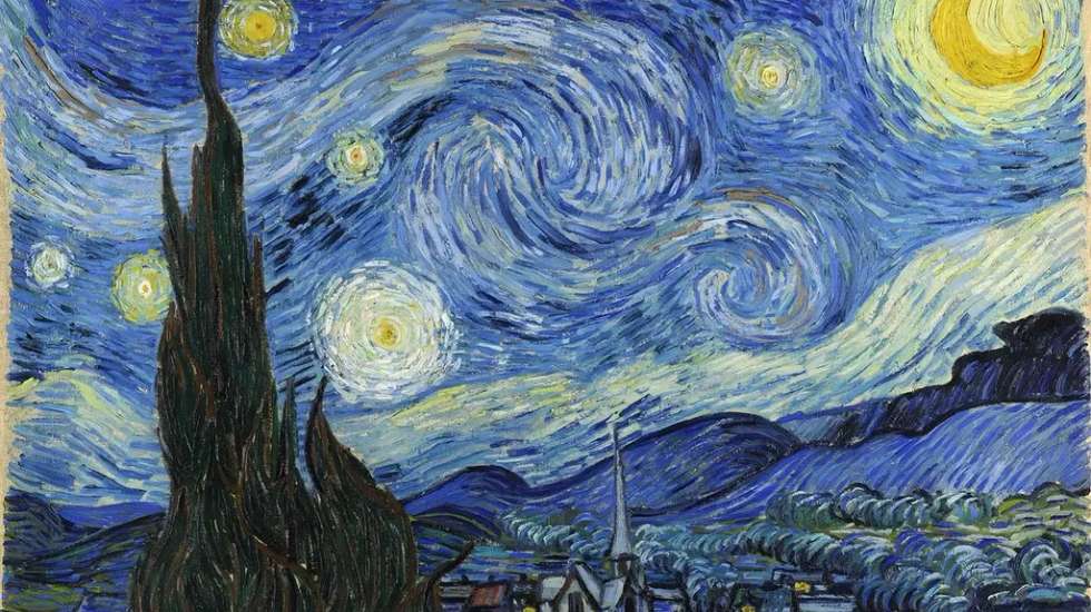 O óleo de 73,7 por 92,1 cm de Van Gogh está exposto no Museum de Arte Moderna de Nova Iorque (MoMA)