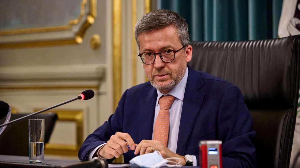 Lisbon Mayor Carlos Moedas With Associação Da Imprensa Estrangeira Em Portugal AIEP