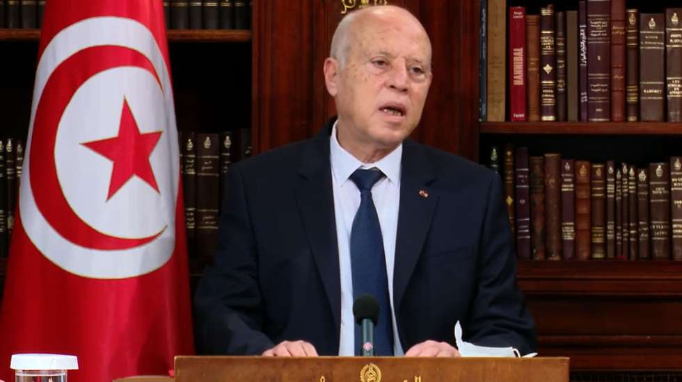 Tunisian President Kais Saied