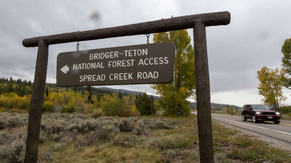 O Parque Nacional Grand Teton foi o último local de que a jovem falou quando estabeleceu contacto com a família
