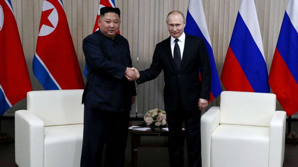 Russian President Vladimir Putin receives North Korean Leader Kim Jong-un in Vladivostok