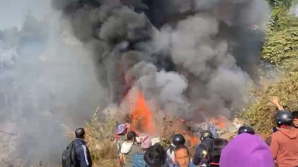 Nepal plane with 72 onboard crashes in Pokhara
