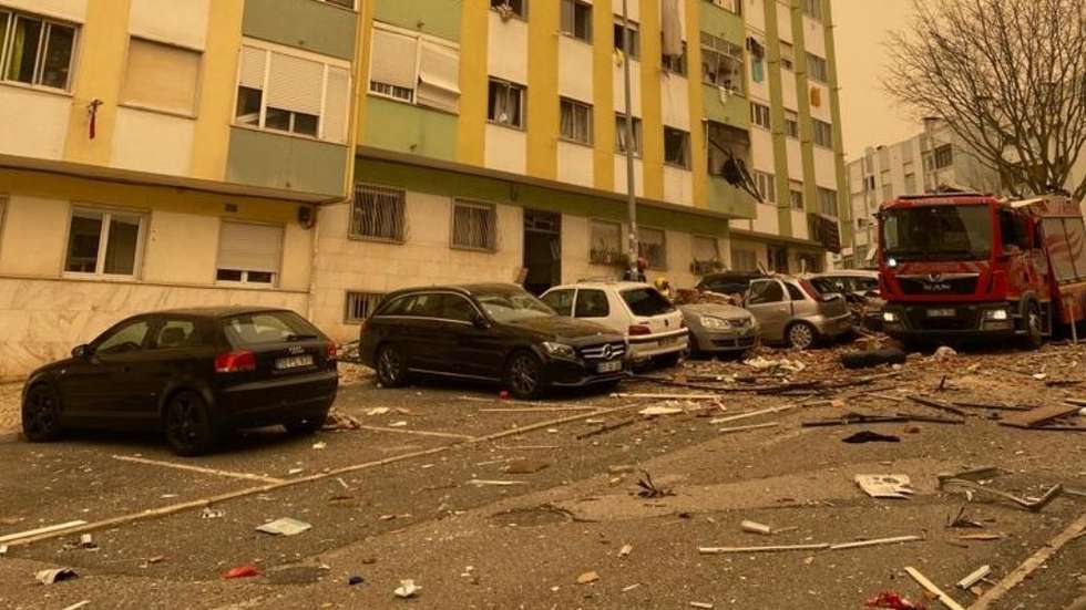Fuga de gás no casal de São Brás