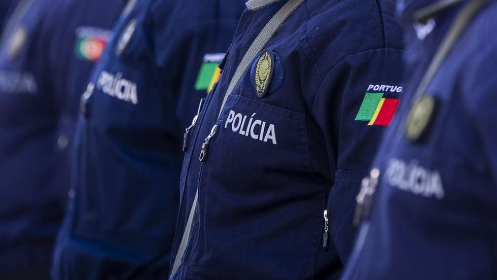 Elementos da Polícia de Segurança Pública (PSP) durante a cerimónia do 158.º aniversário da PSP, em Lisboa, 02 de julho de 2025. JOSÉ SENA GOULÃO/LUSA