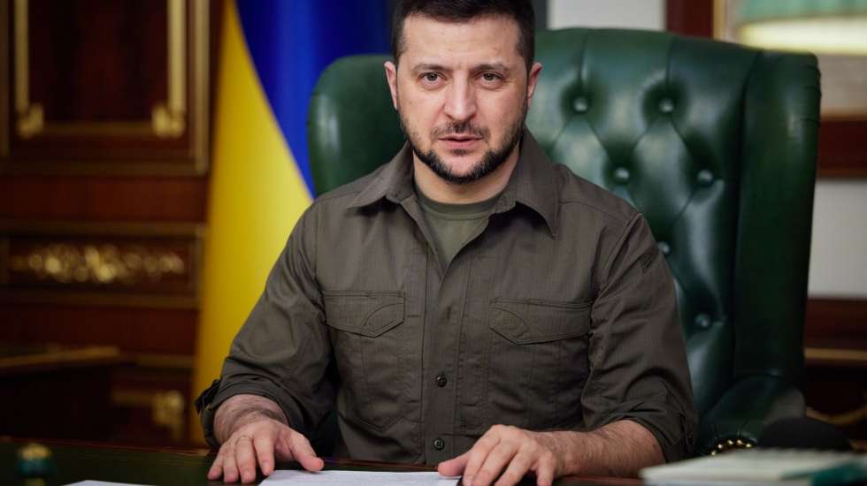 Volodymyr Zelensky falou aos líderes europeus durante o Conselho Europeu