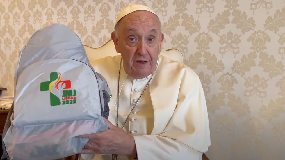 Papa Francisco mochila JMJ