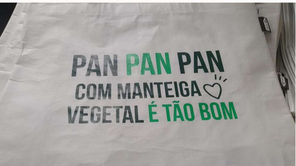 Propaganda do PAN com frase "PAN, PAN, PAN com manteiga vegetal é tão bom"