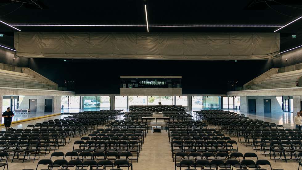 O espaço já foi utilizado para dar palco às fases finais dos campeonatos nacionais universitários e tem capacidade para cerca de quatro mil pessoas