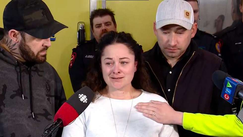 Jayme Erickson falou à comunicação social na terça-feira para homenagear a filha (crédito: CBC News)