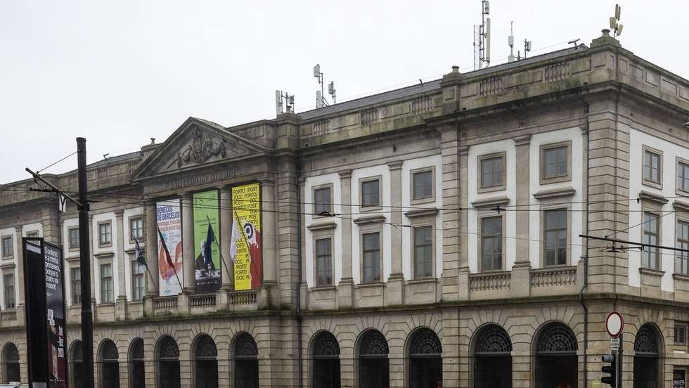 Reitoria da Universidade do Porto, Praça dos Leões, Porto, 15 de novembro de 2023.  JOSÉ COELHO/LUSA