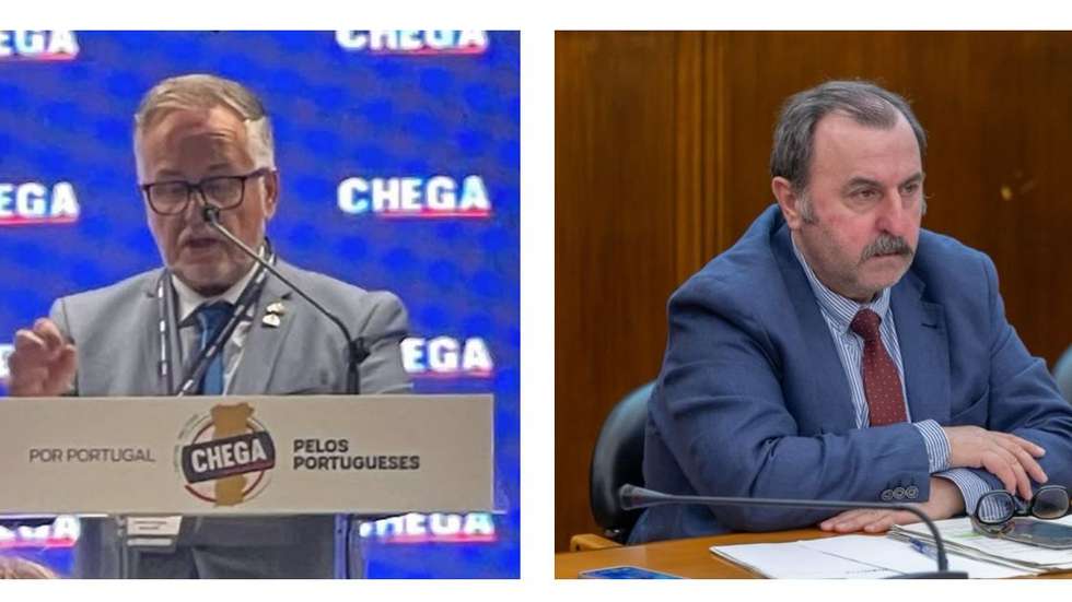 Mário Cavaco e António Carneiro do Chega em Beja