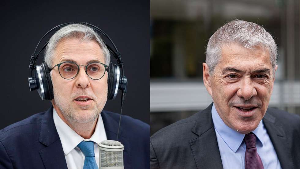 (da esquerda para a direita) João Massano, bastonário da Ordem dos Advogados, e José Sócrates