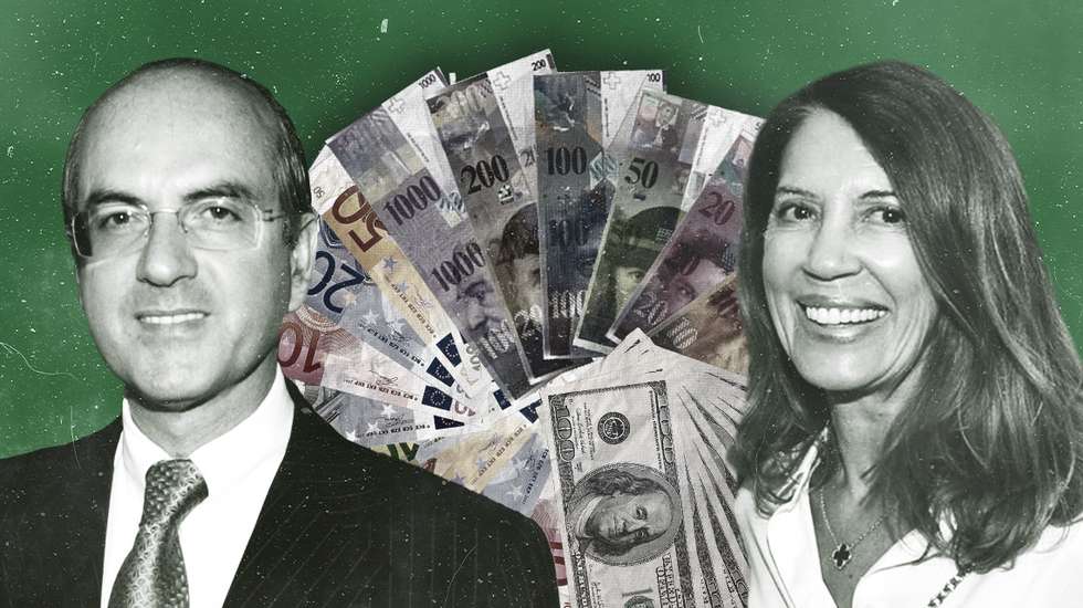 (da esquerda para a direita) João Rendeiro, ex-presidente executivo do BPP falecido em 2022, e Maria Rendeiro, viúva e arguida na Operação “D’Arte Asas"
