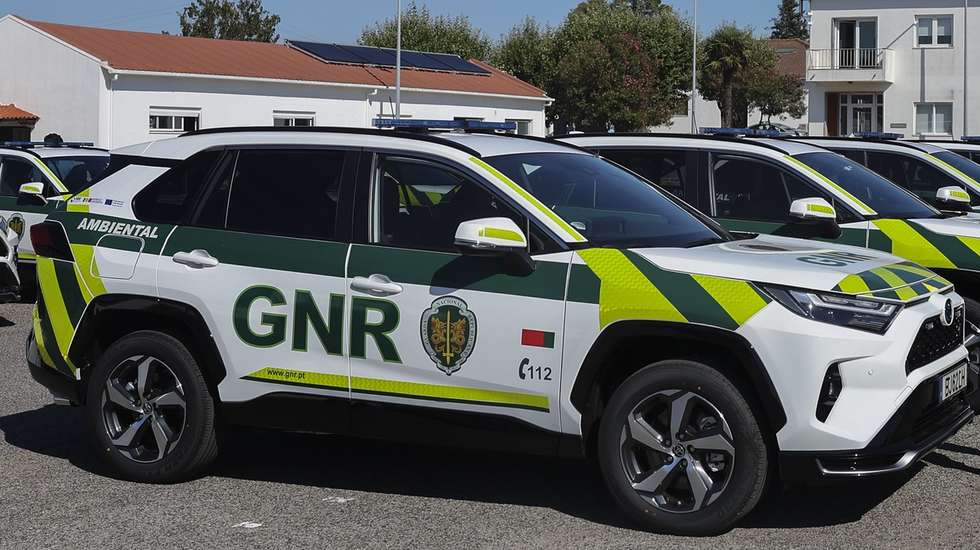 Cerimónia de   entrega de equipamentos e viaturas para a Guarda Nacional Republicana (GNR) que contou com a presença da ministra da Administração Interna, Margarida Blasco (ausente na fotografia),  em Queluz,  23 de julho 2024. ANTÓNIO COTRIM/LUSA