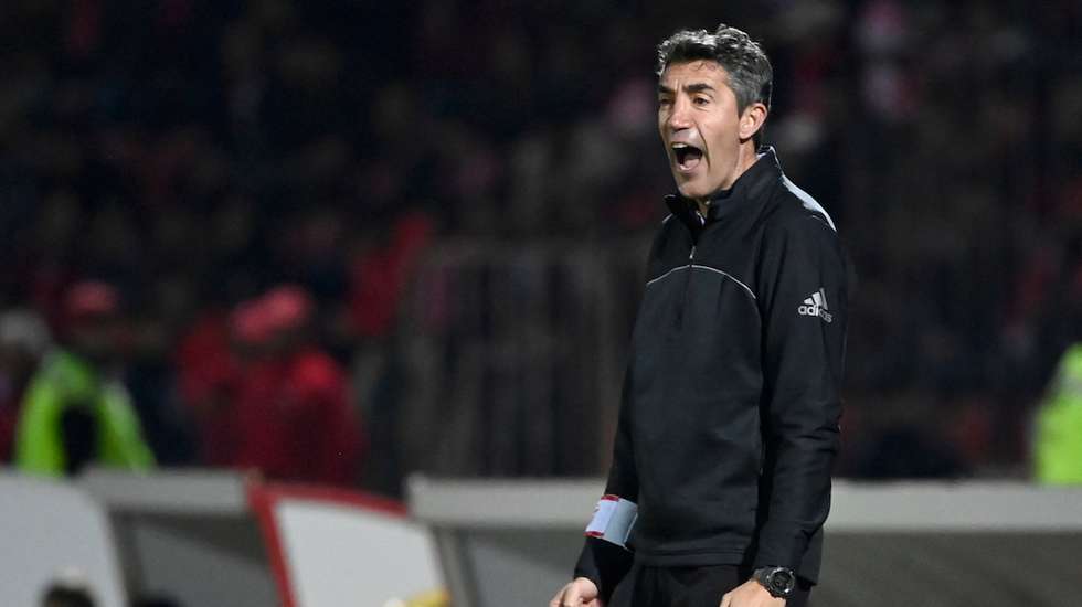 O treinador encarnado ainda não tinha perdido pontos desde que voltou ao clube