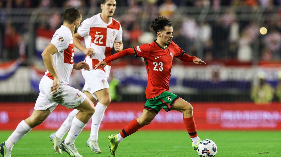 Vitinha foi um dos melhores de Portugal a par de João Félix mas nada conseguiu fazer para contrariar o crescimento da Croácia na segunda parte