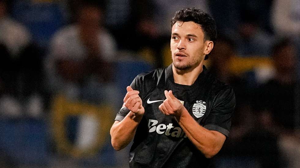 Pedro Gonçalves foi o primeiro jogador a marcar ao Famalicão esta época 382 minutos depois e ainda fez a assistência para o 2-1 de Luis Suárez