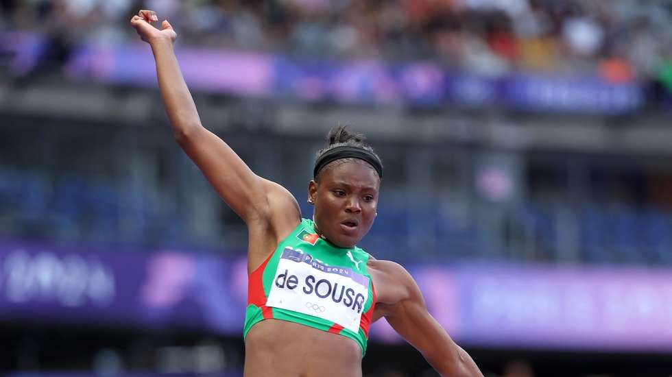 Agate de Sousa teve uma prestação aquém do esperado e falhou mesmo a qualificação para a final do salto em comprimento