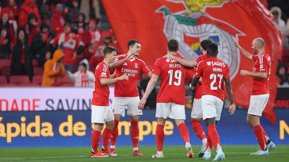 Amdouni marcou o primeiro golo dos encarnados ainda nos instantes iniciais