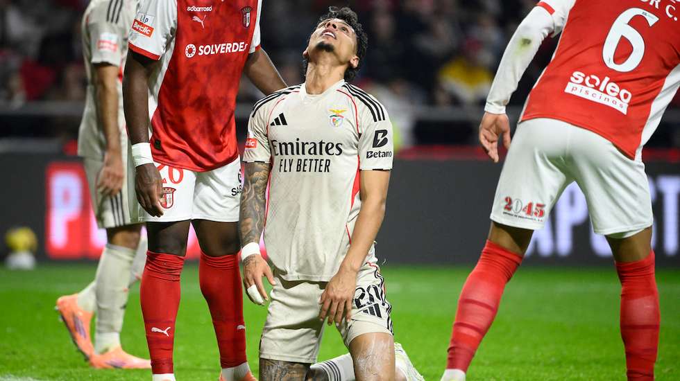 Richard Ríos foi um dos principais inconformados da equipa de José Mourinho