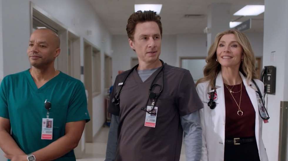 Donald Faison, Zach Braff e Sarah Chalke voltam a interpretar JD, Turk e Elliot