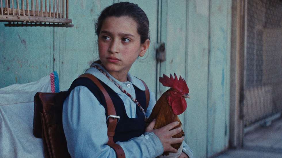A pequena Baneen Ahmad Nayef no filme iraquiano "O Bolo do Presidente".