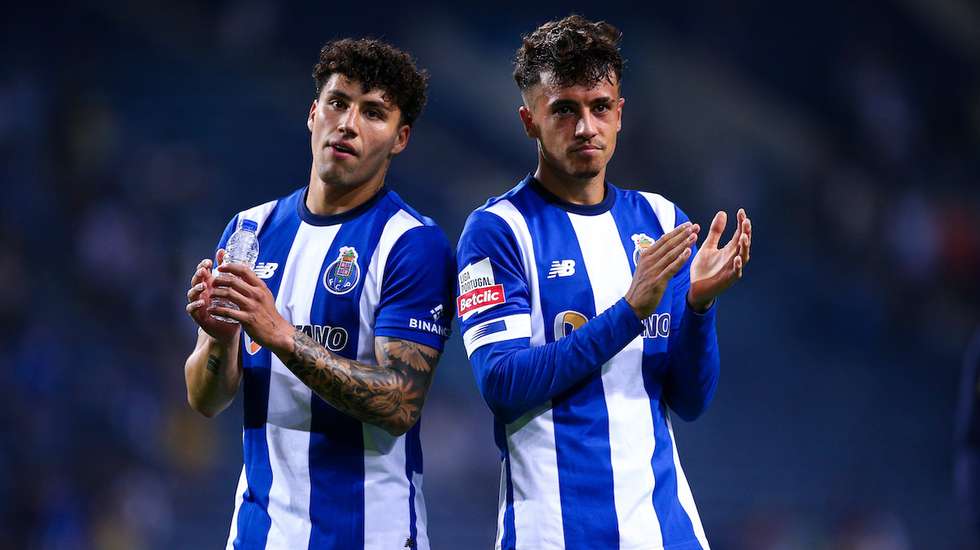 Jorge Sánchez e Iván Jaime foram titulares contra o Famalicão e acabaram substituídos ao intervalo