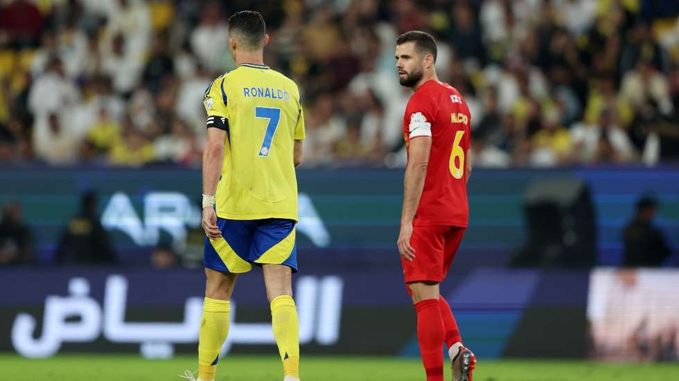 Ronaldo reencontrou o antigo companheiro Nacho, com quem jogou vários anos no Real Madrid, mas golo foi insuficiente para evitar derrota do Al Nassr