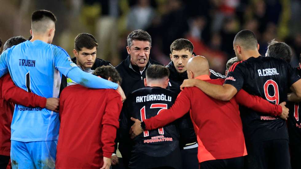 Bruno Lage deu uma emotiva palestra depois do apito final