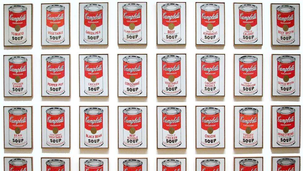 Obra de Andy Warhol foi exposta pela primeira vez em 1962