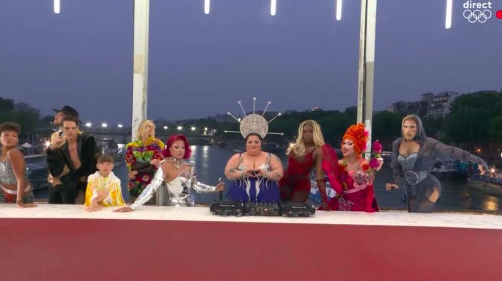 O momento surgiu já na segunda metade da cerimónia de abertura desta sexta-feira